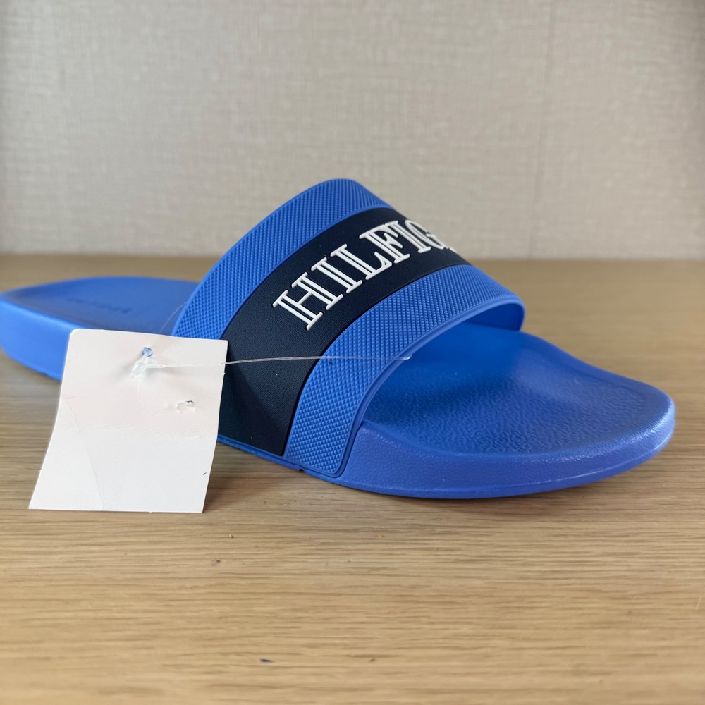 Tommy Hilfiger Melford-C Mens Blue Athletic Slide Sandals Size 12M